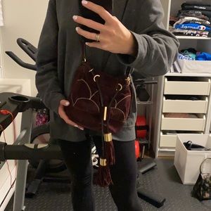 See by Chloe boho crossbody purse (suede)